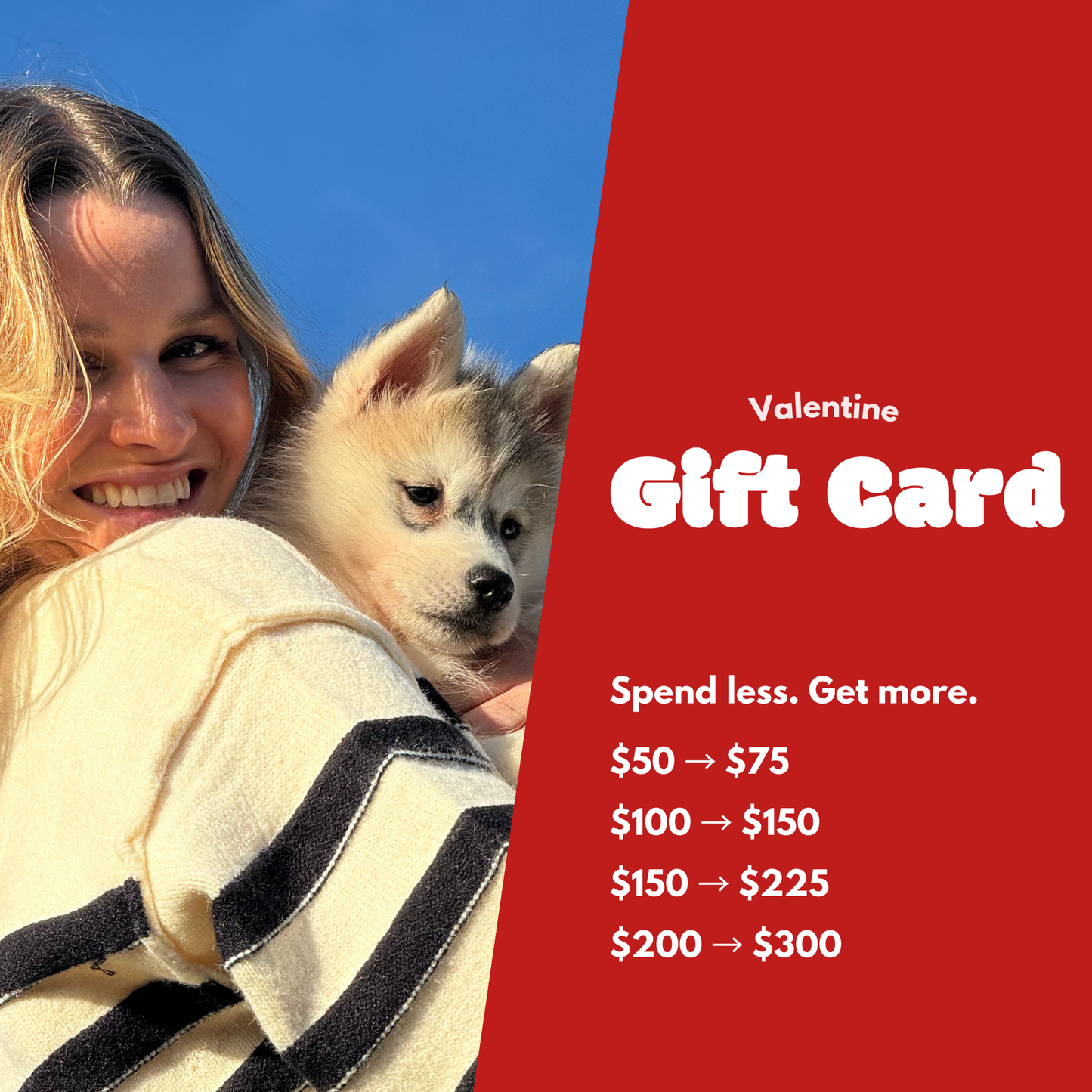 Gift Card (Valentine Bonus Value)